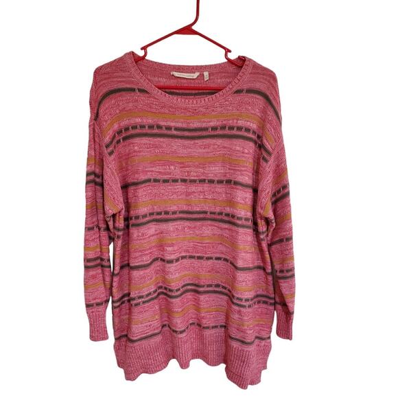 Soft Surroundings Pullover Sweater Pink 1X - Picture 1 of 3